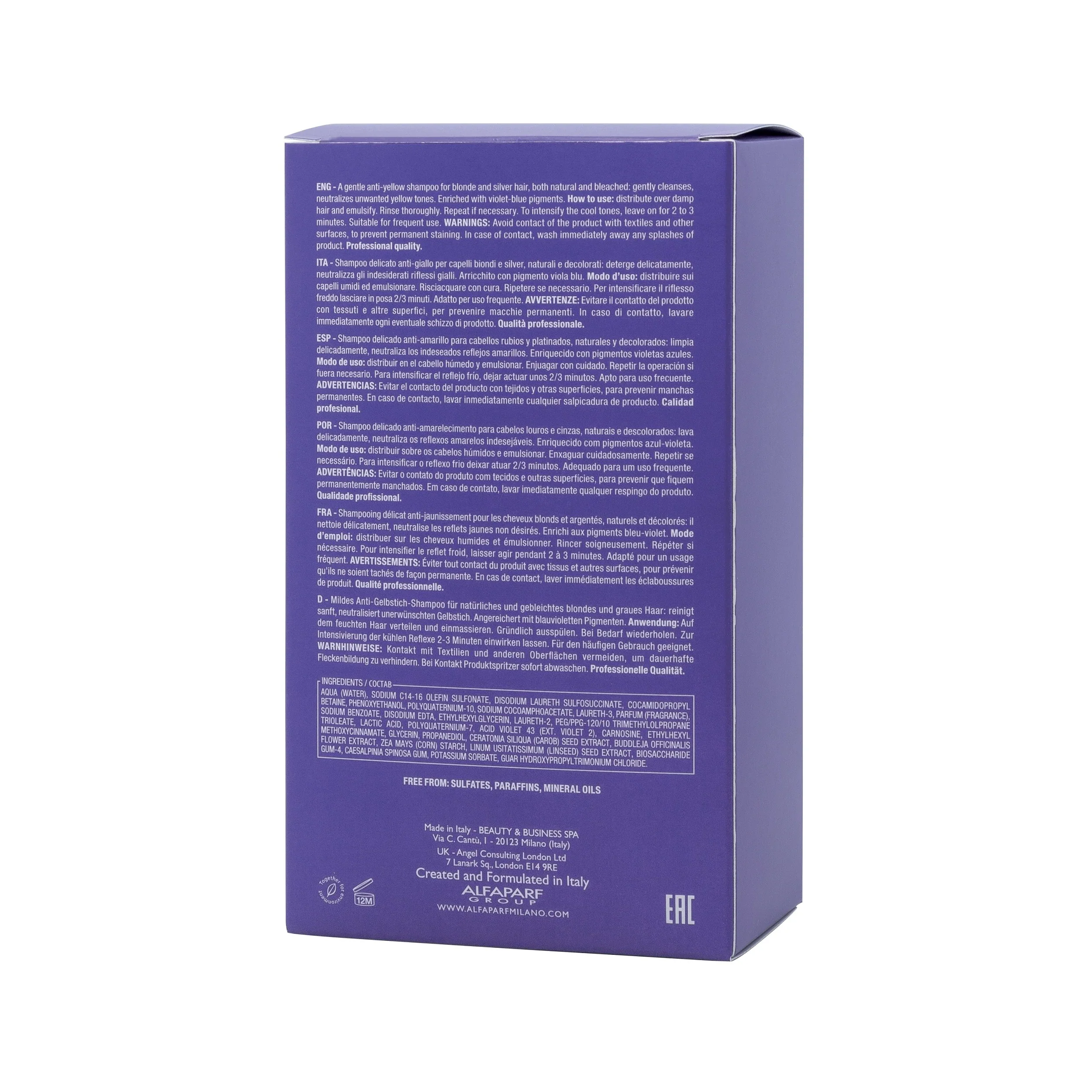 Blonde Anti-Yellow Sulfate Free Shampoo - Image 8